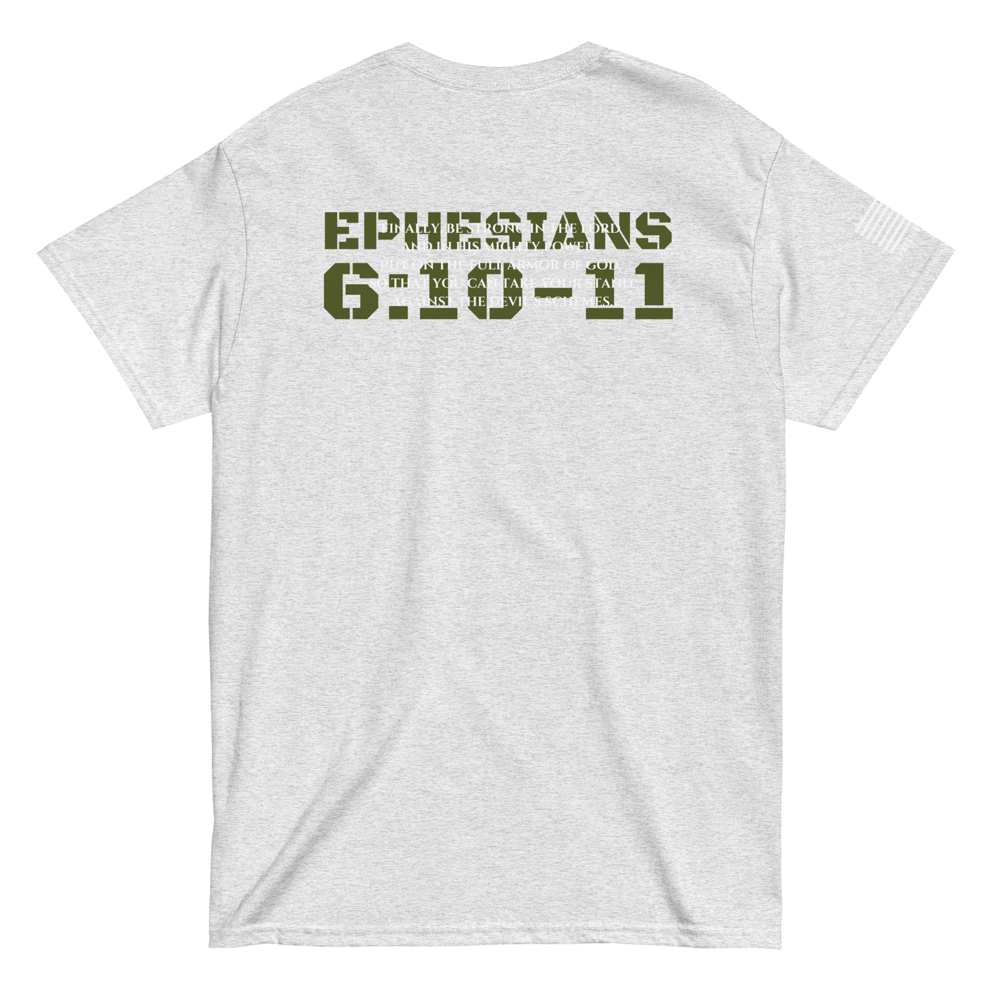 Ephesians 6:10 - Script Grn/Wht