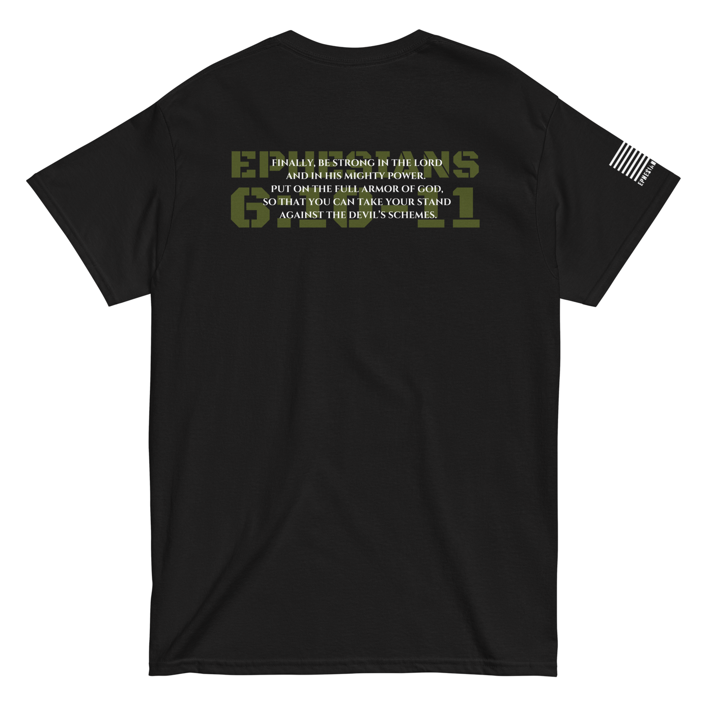 Ephesians 6:10 - Script Grn/Wht