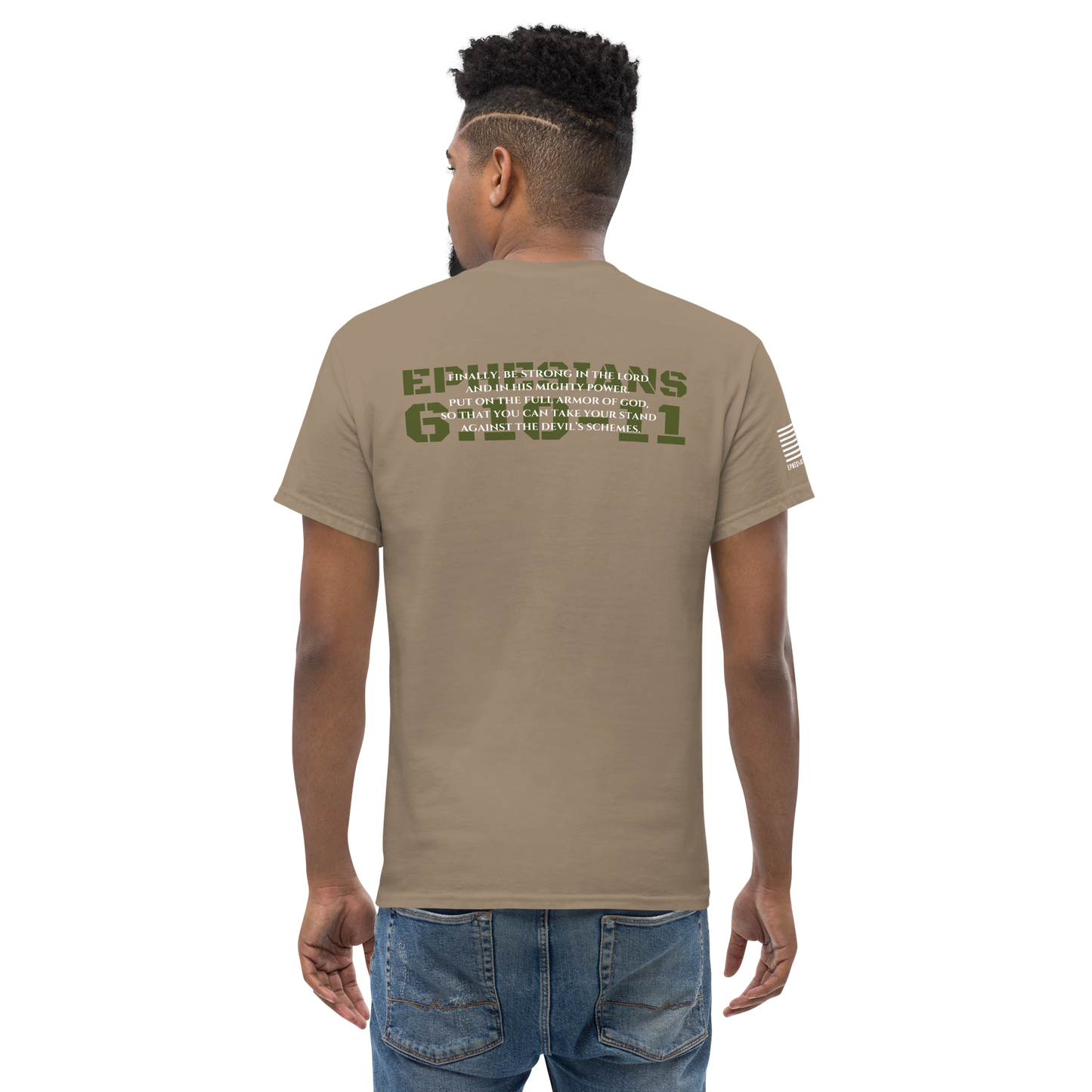 Ephesians 6:10 - Script Grn/Wht
