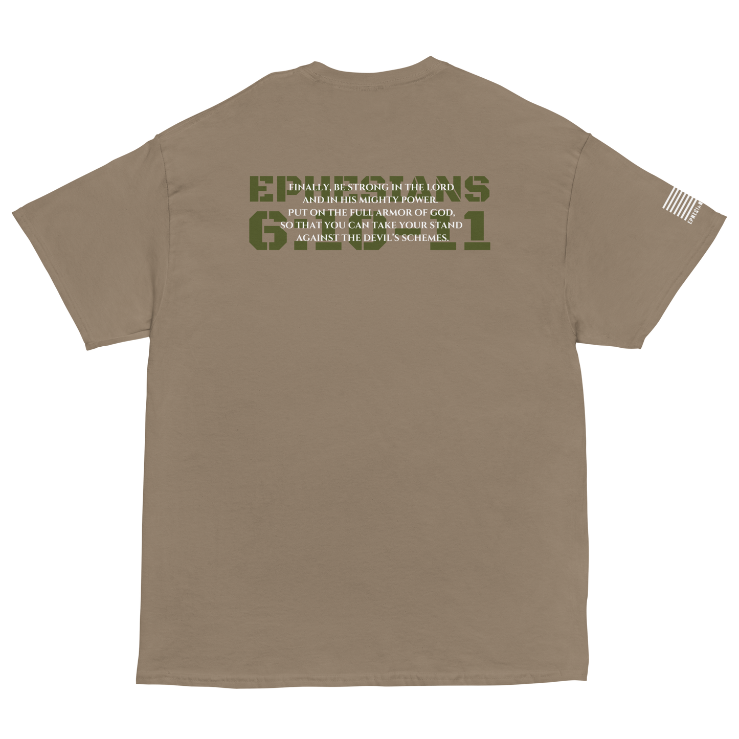 Ephesians 6:10 - Script Grn/Wht