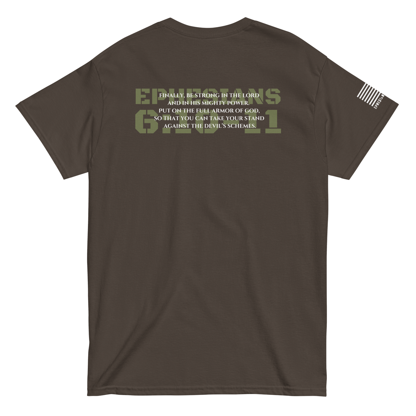 Ephesians 6:10 - Script Grn/Wht