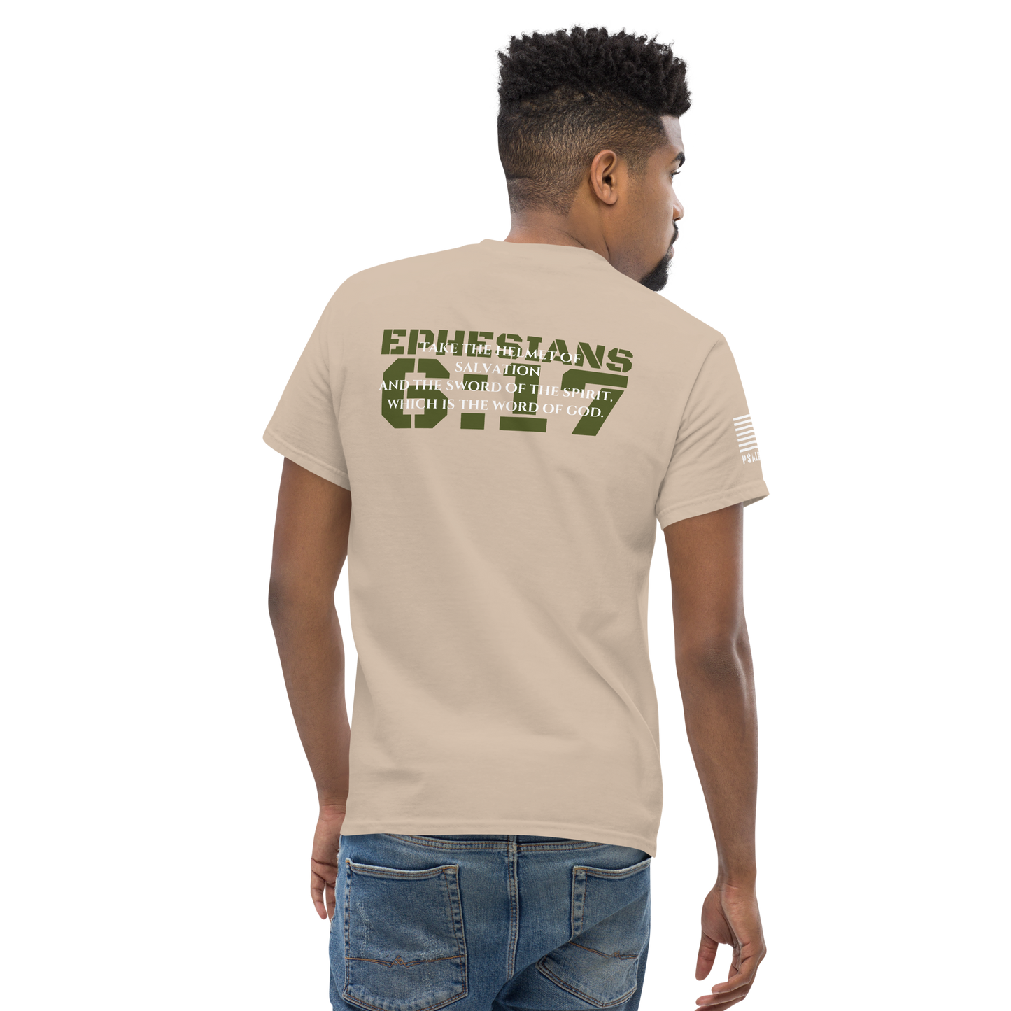 Ephesians 6:17 - Script Grn/Wht