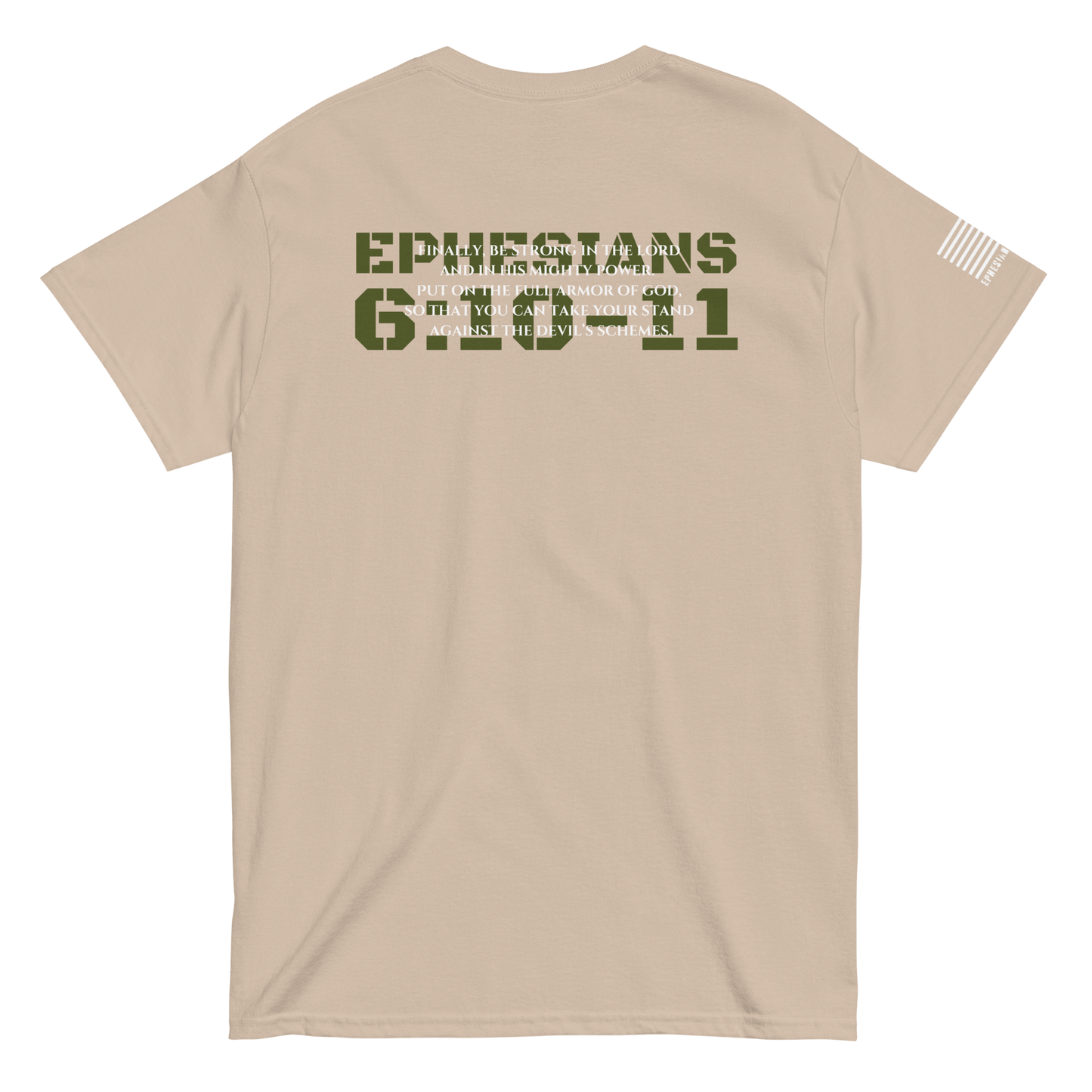 Ephesians 6:10 - Script Grn/Wht