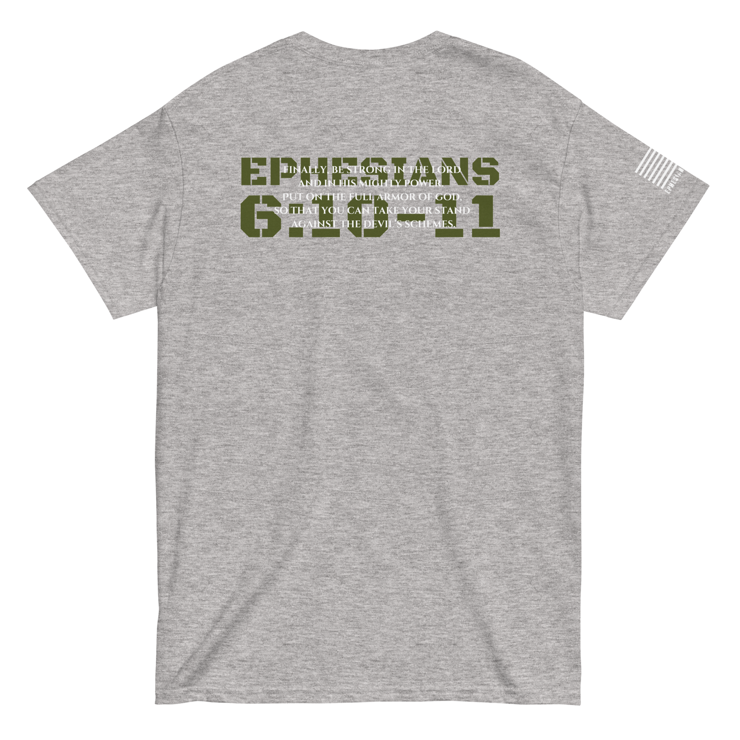 Ephesians 6:10 - Script Grn/Wht