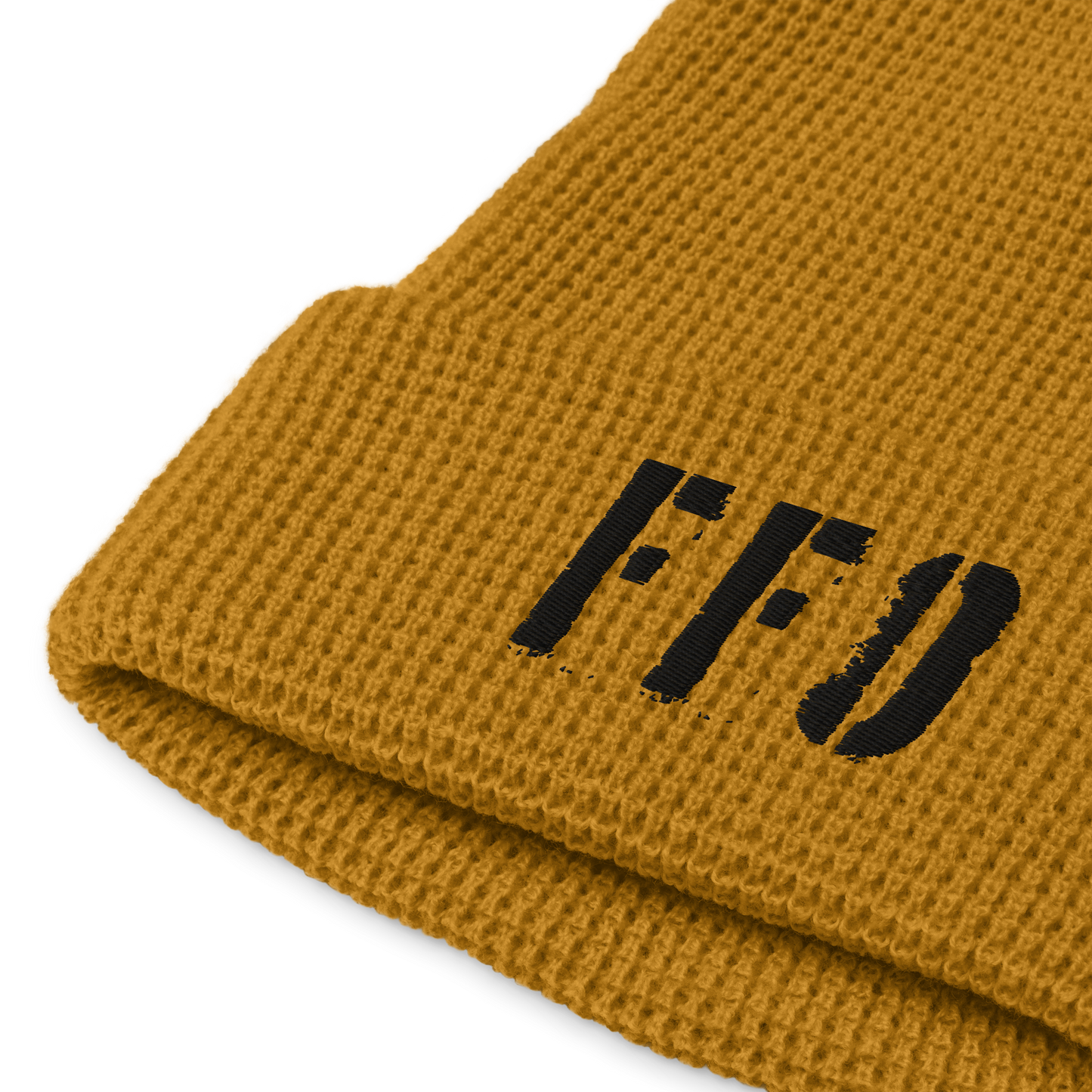 Richardson 146R Waffle Beanie FFO Logo Black