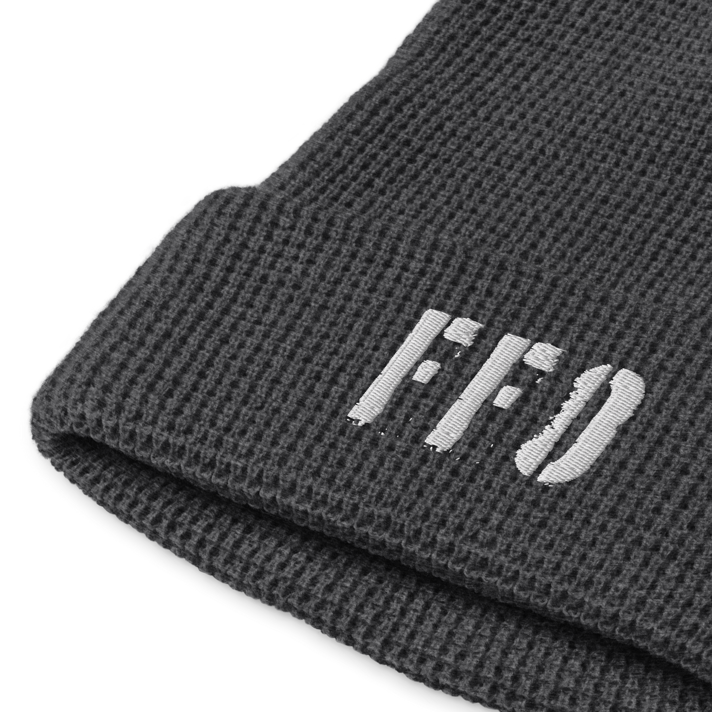 Richardson 146R Waffle Beanie FFO Logo White