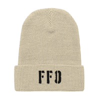Richardson 146R Waffle Beanie FFO Logo Black