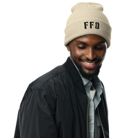 Richardson 146R Waffle Beanie FFO Logo Black