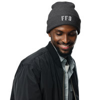 Richardson 146R Waffle Beanie FFO Logo White