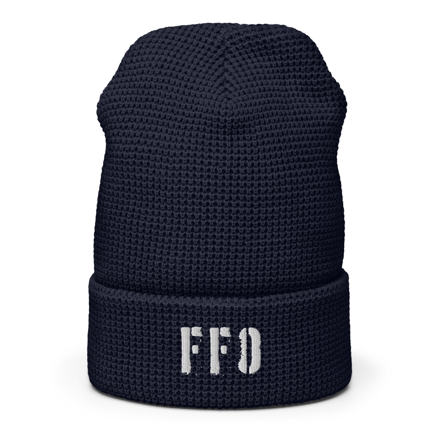 Richardson 146R Waffle Beanie FFO Logo White