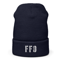 Richardson 146R Waffle Beanie FFO Logo White