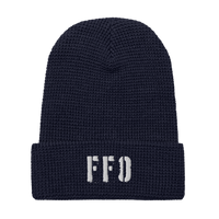 Richardson 146R Waffle Beanie FFO Logo White