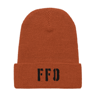 Richardson 146R Waffle Beanie FFO Logo Black