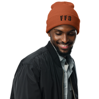 Richardson 146R Waffle Beanie FFO Logo Black
