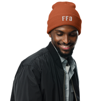 Richardson 146R Waffle Beanie FFO Logo White