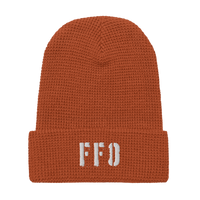 Richardson 146R Waffle Beanie FFO Logo White